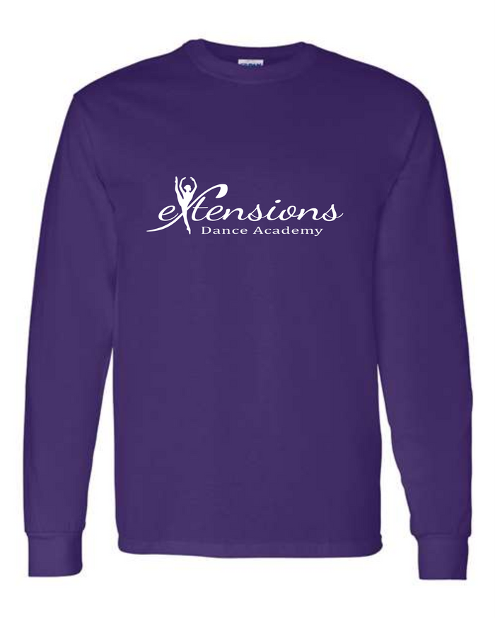 SIGNATURE PURPLE/WHITE LONG TEE