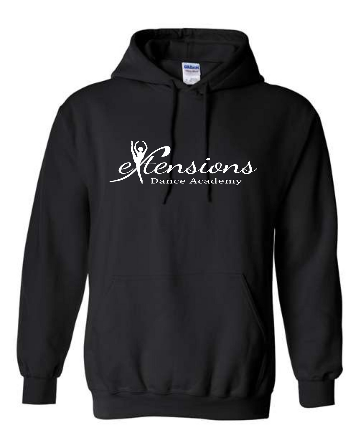 SIGNATURE BLACK/WHITE HOODED SWEATSHIRT