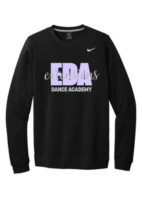 EDA BLACK CREW SWEATSHIRT