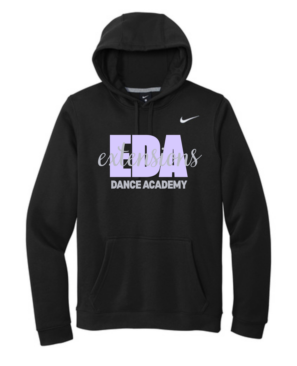 EDA BLACK HOODED SWEATSHIRT
