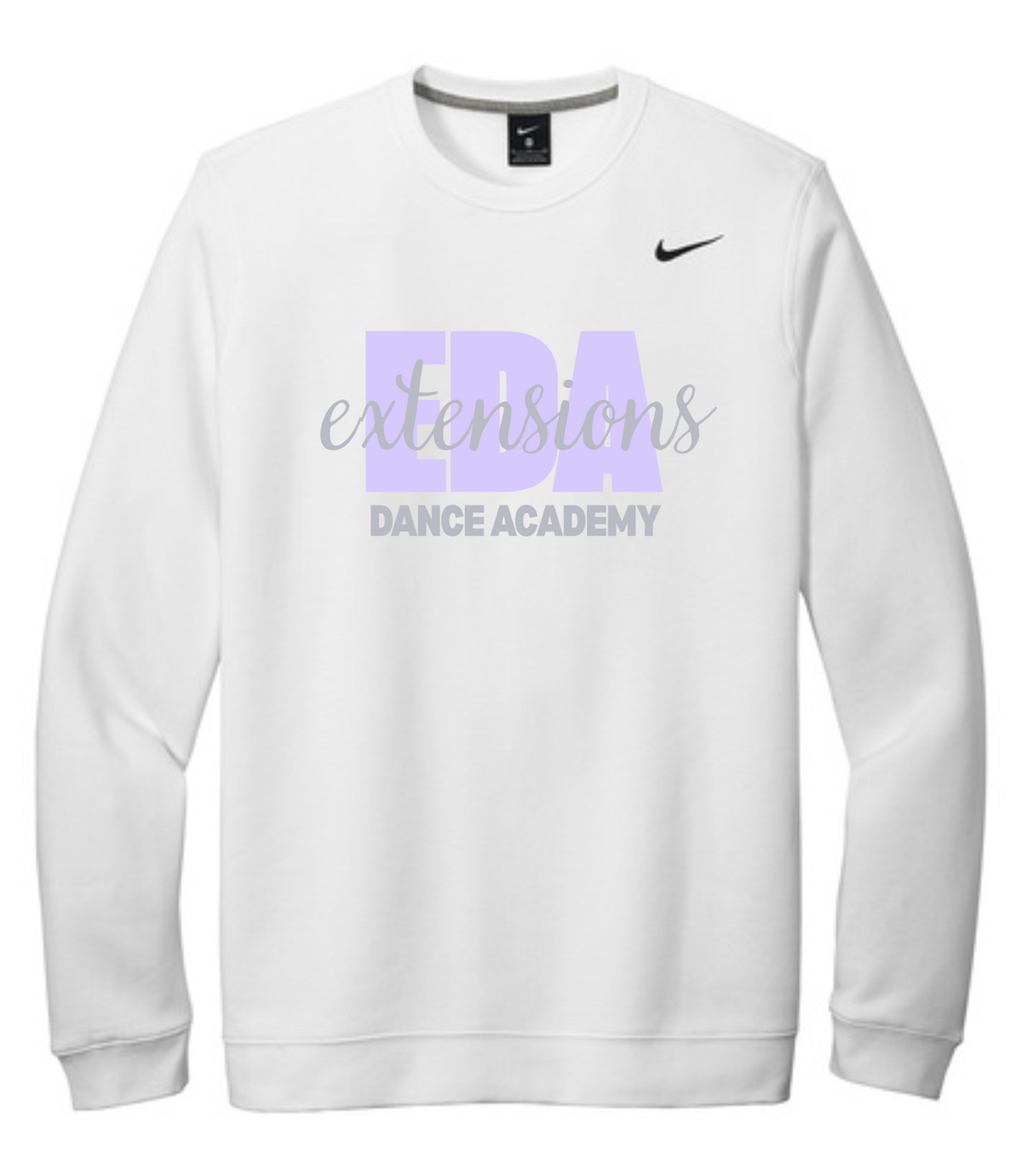 EDA WHITE CREW SWEATSHIRT