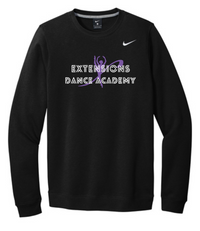 EXTENSIONS BLACK CREW SWEATSHIRT