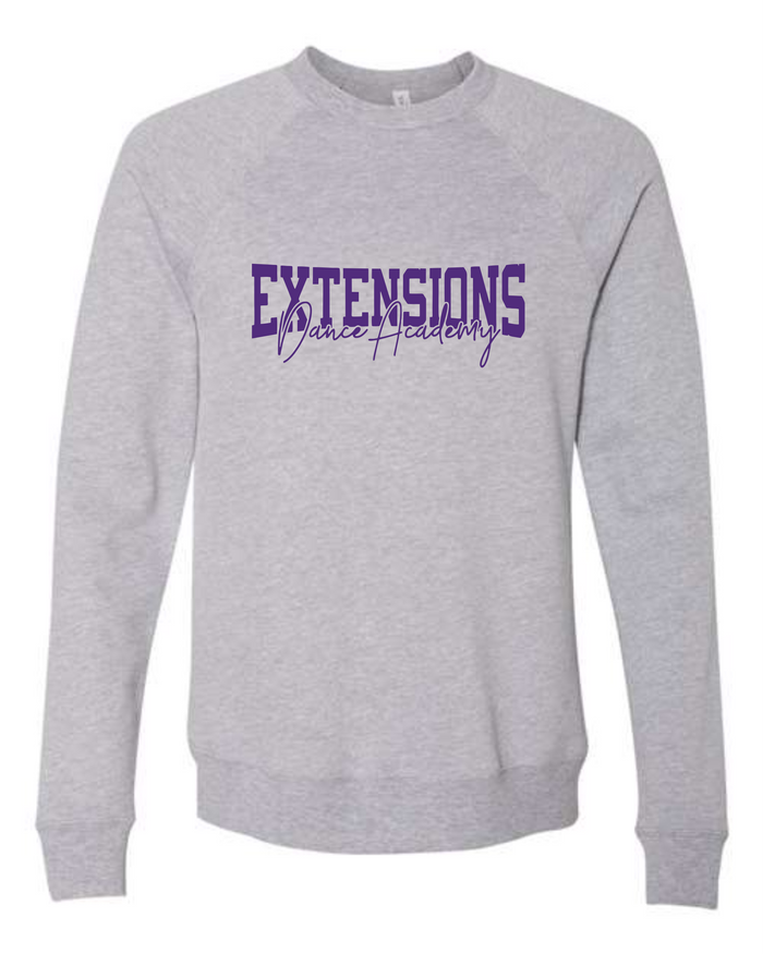 EXTENSIONS GRAY CREW SWEATSHIRT