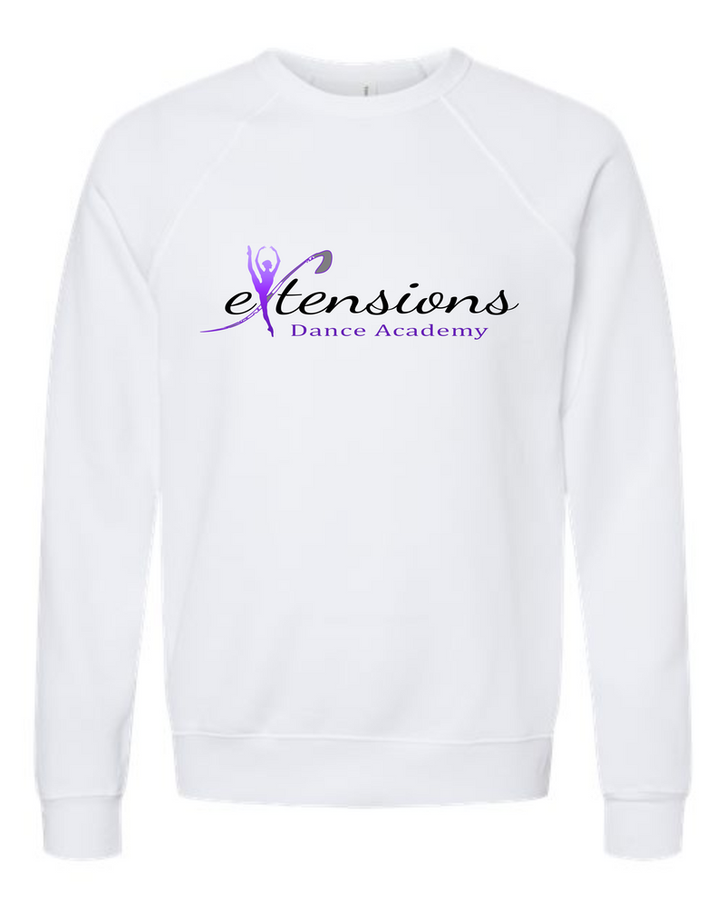 SIGNATURE WHITE CREW SWEATSHIRT