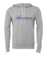 SIGNATURE GRAY HOODED SWEATSHIRT
