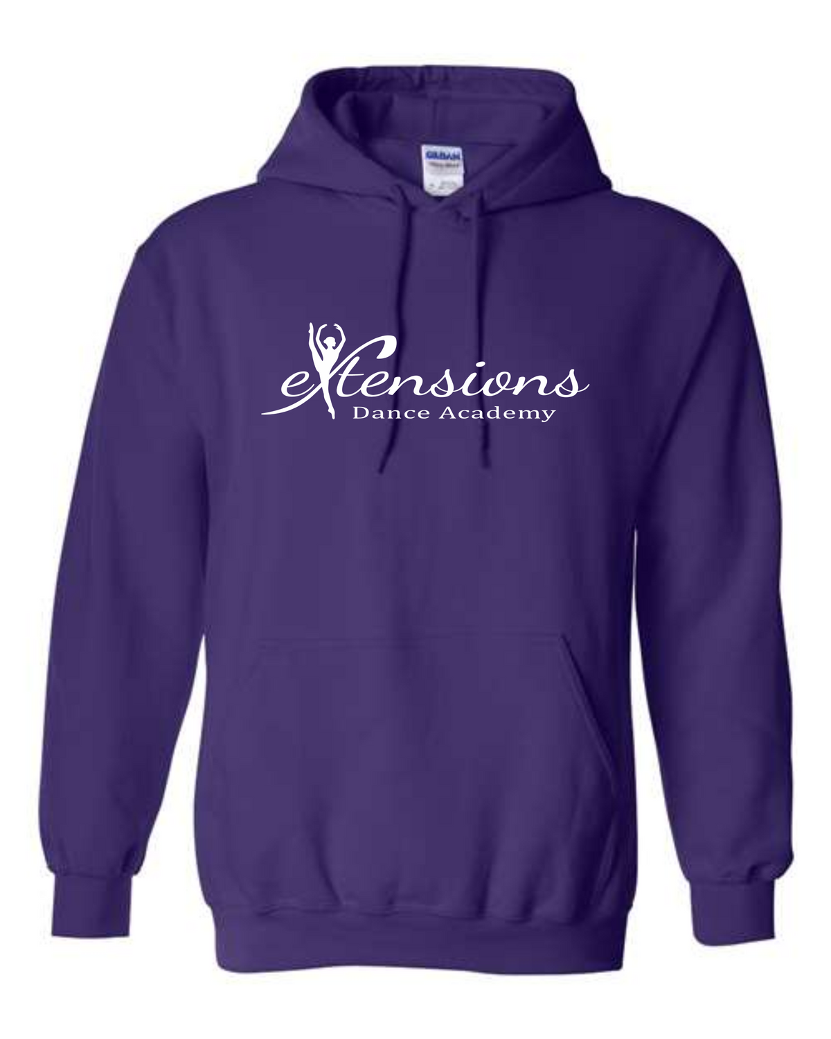 SIGNATURE PURPLE/WHITE HOODED SWEATSHIRT