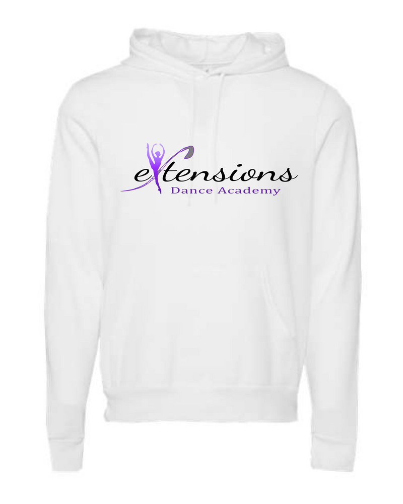 SIGNATURE WHITE HOODED SWEATSHIRT