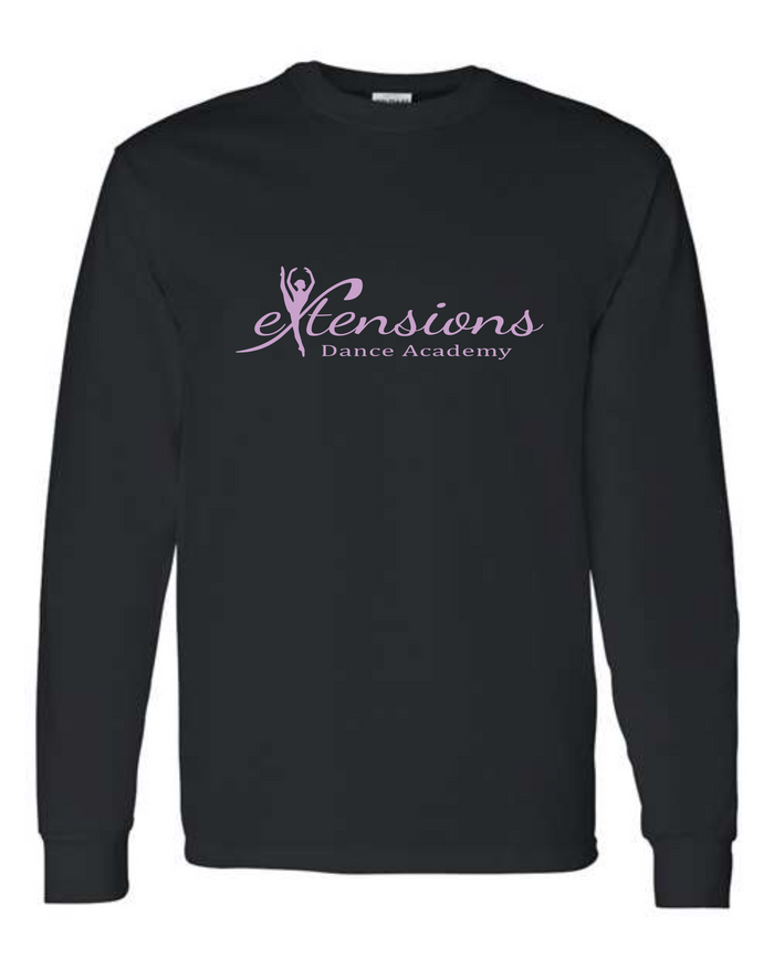 SIGNATURE BLACK/LAVENDER LONG TEE