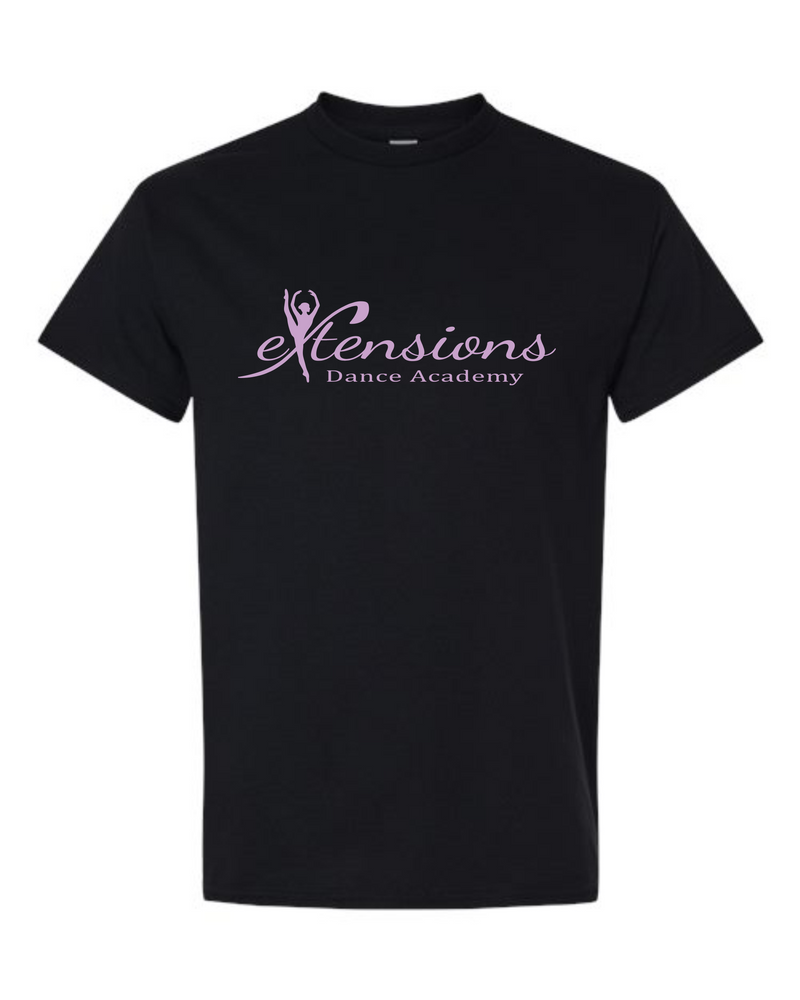 SIGNATURE BLACK/LAVENDER TEE