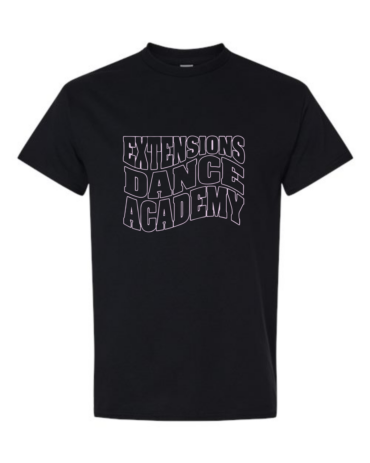 EXTENSIONS CURVE BLACK TEE