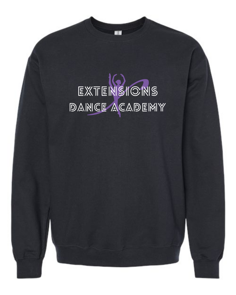 EXTENSIONS BLACK CREW SWEATSHIRT