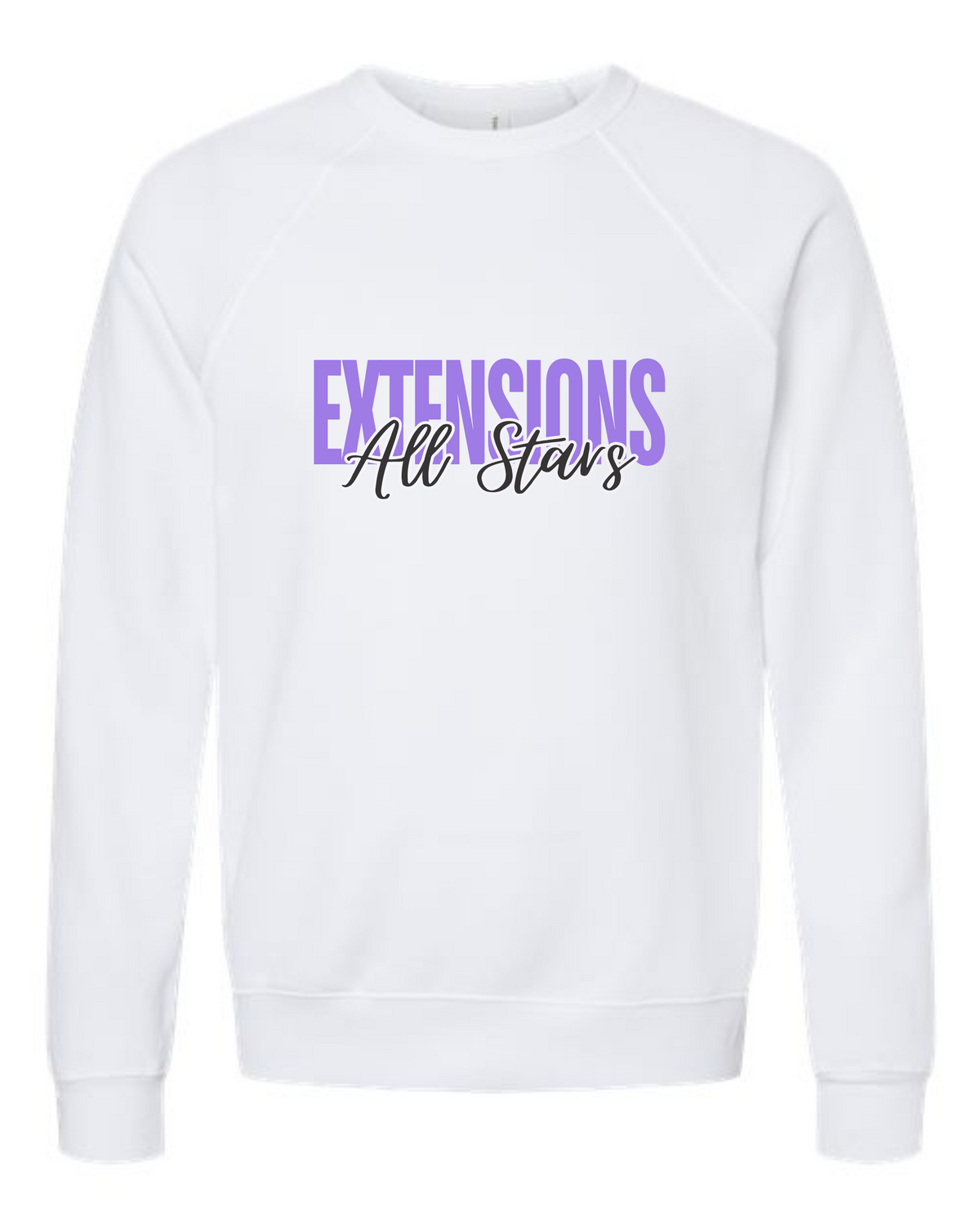 ALL STARS BLOCK WHITE CREW SWEATSHIRT