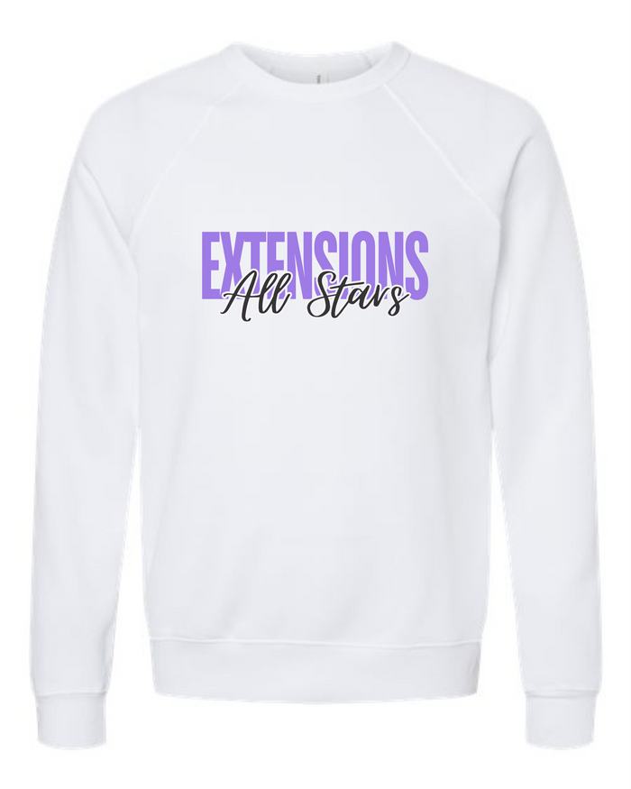 ALL STARS BLOCK WHITE CREW SWEATSHIRT