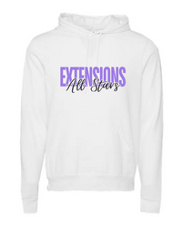 ALL STARS BLOCK WHITE HOODED SWEATSHIRT