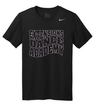EXTENSIONS CURVE BLACK TEE