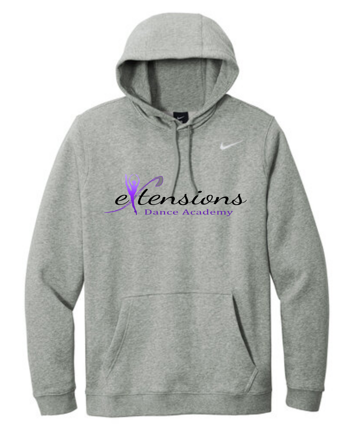 SIGNATURE GRAY HOODED SWEATSHIRT
