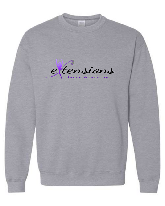 SIGNATURE GRAY CREW SWEATSHIRT