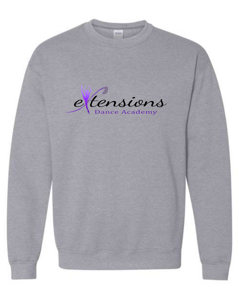SIGNATURE GRAY CREW SWEATSHIRT