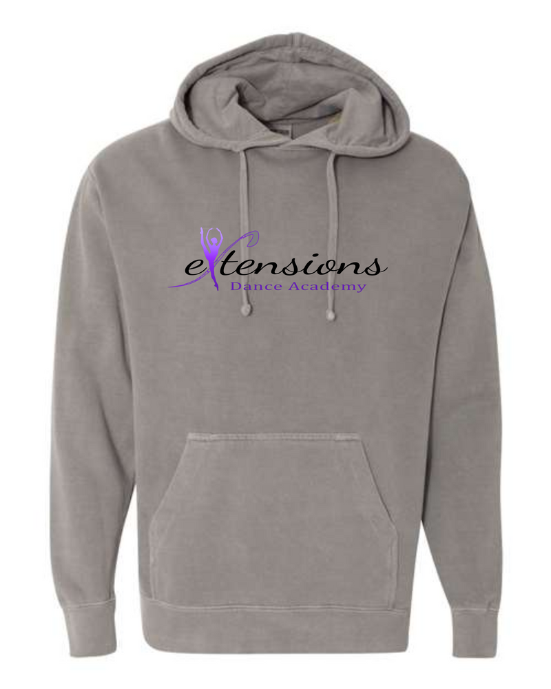 SIGNATURE GRAY HOODED SWEATSHIRT