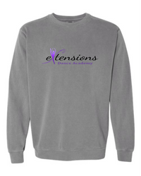 SIGNATURE GRAY CREW SWEATSHIRT