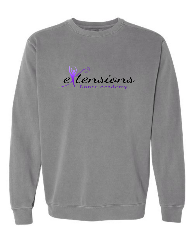 SIGNATURE GRAY CREW SWEATSHIRT