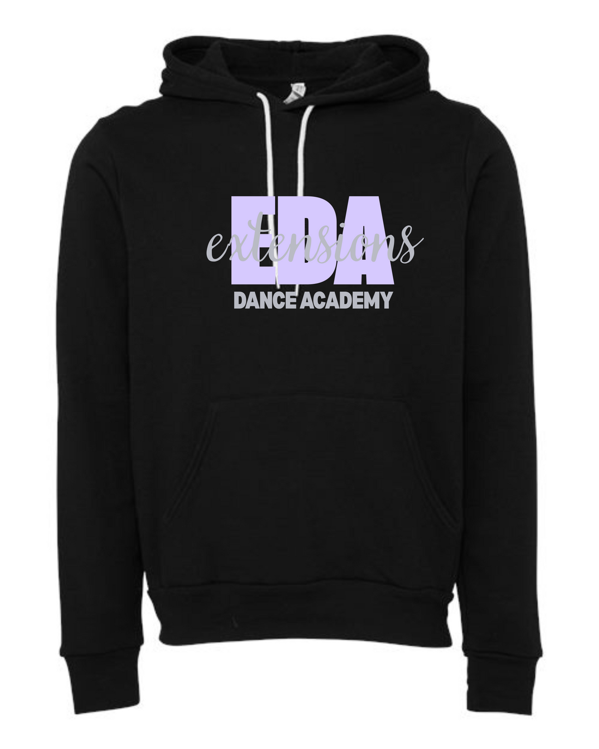 EDA BLACK HOODED SWEATSHIRT