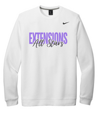 ALL STARS BLOCK WHITE CREW SWEATSHIRT