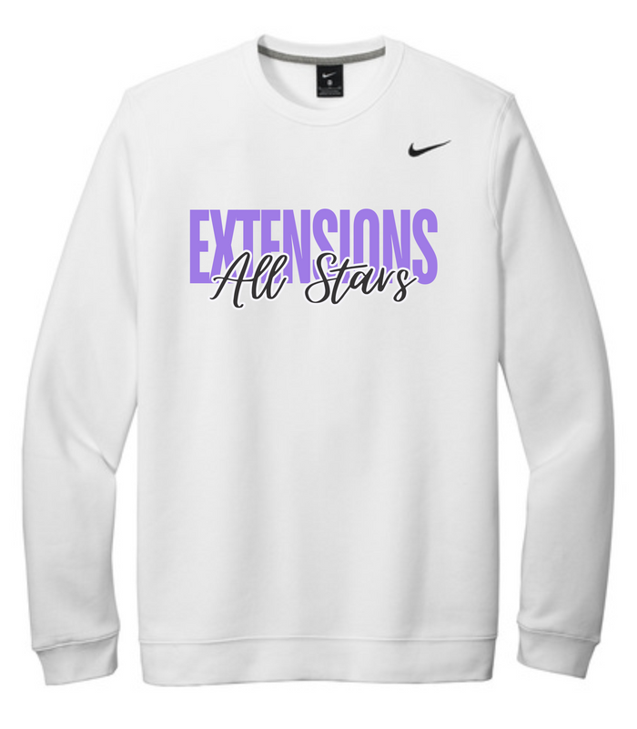 ALL STARS BLOCK WHITE CREW SWEATSHIRT