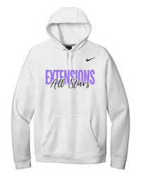 ALL STARS BLOCK WHITE HOODED SWEATSHIRT