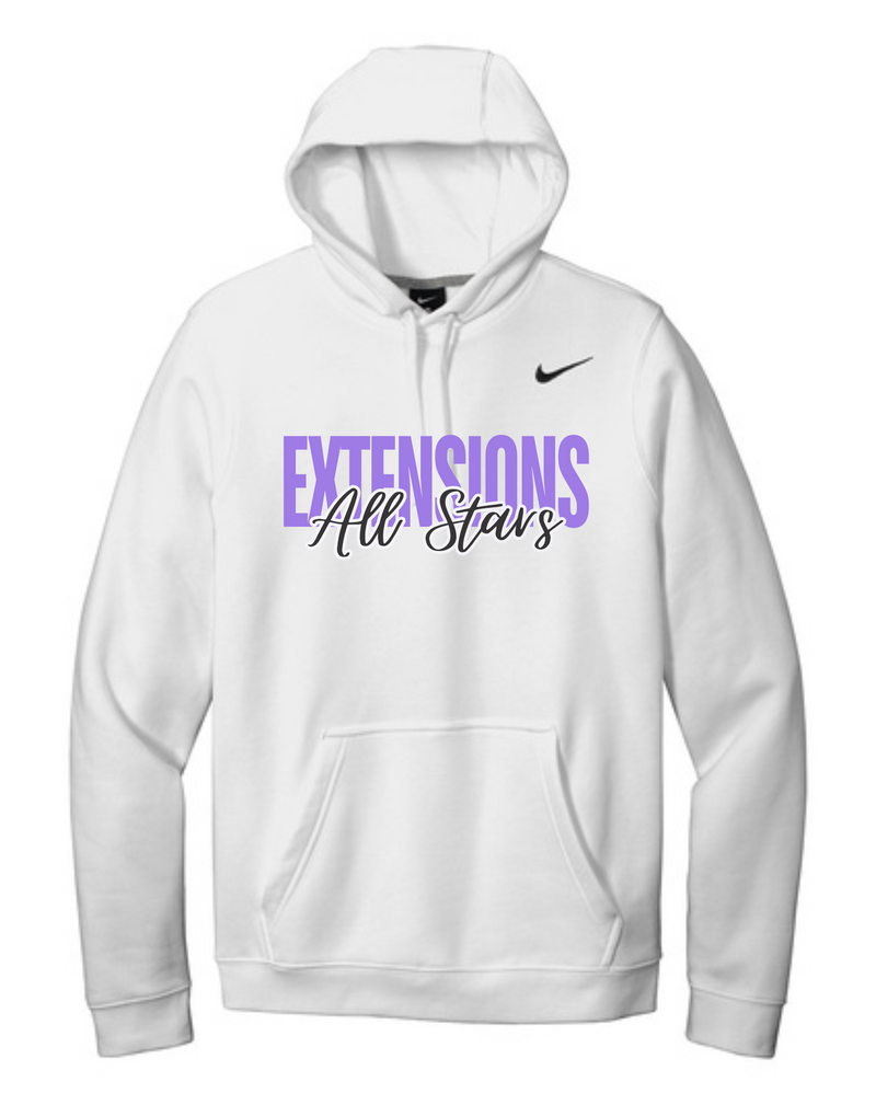 ALL STARS BLOCK WHITE HOODED SWEATSHIRT