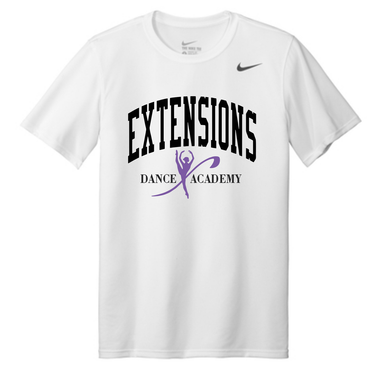 EXTENSIONS BLOCK WHITE TEE